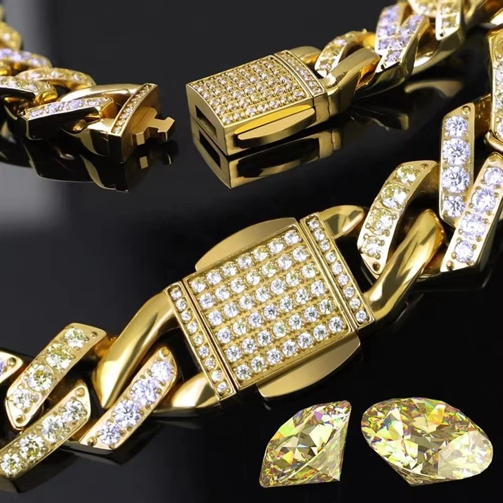 Cubic Zircon Hip Hop Jewelry Colours Miami Stainless Steel Zircon Bracelet Cubic Zircon Hip Hop Jewelry Colours Miami Stainless Steel Zircon Bracelet